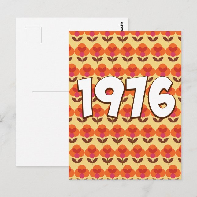 Postal Vintage 1976 (Anverso / Reverso)