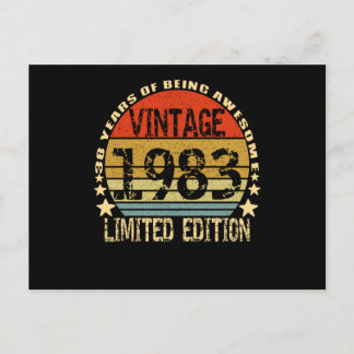 Postal Vintage 1983 Limited Edition 38 Years