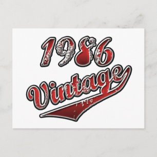 Postal Vintage 1986