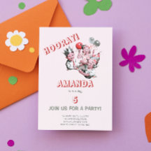 Vintage 50 Classic Simple Children Fiesta de cumpl