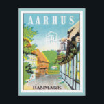Postal Vintage Aarhus Dinamarca<br><div class="desc">Aarhus Dinamarca Europa Viajes de moda Arte Nuestra colección de afiches e impresiones de viajes antiguos ilustran los exuberantes paisajes de Europa, el paisaje exótico en Marruecos, elegantes hoteles y lujosos complejos de todo el mundo, desde Monte Carlo hasta Pasadena y Bangkok. Visite nostálgicas vacaciones y destinos de viaje alrededor...</div>