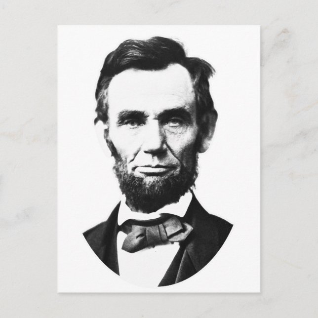 Postal Vintage Abe Lincoln (Anverso)
