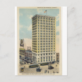 Postal Vintage ad, for Southern Bank Building