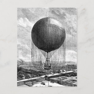 Postal Vintage aeródromo victoriano