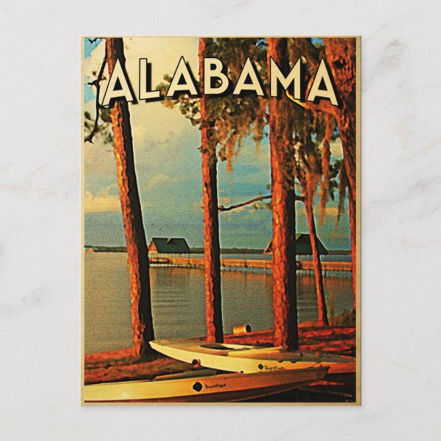Postal Vintage Alabama (Anverso)