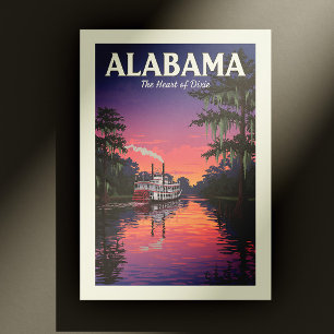 Postal Vintage Alabama