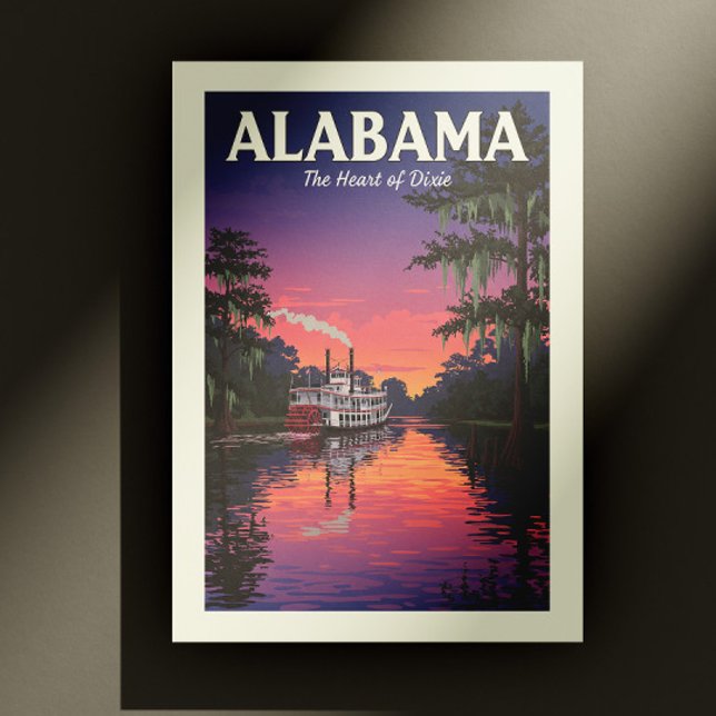 Postal Vintage Alabama (Subido por el creador)