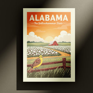 Postal Vintage Alabama