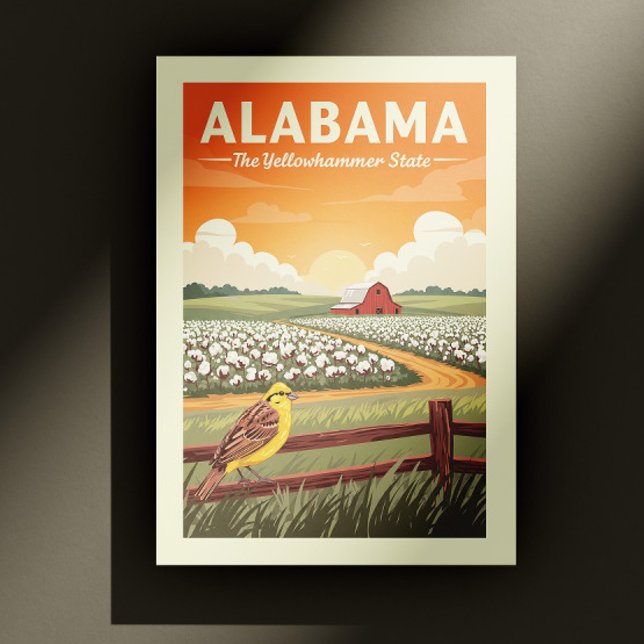Postal Vintage Alabama (Subido por el creador)