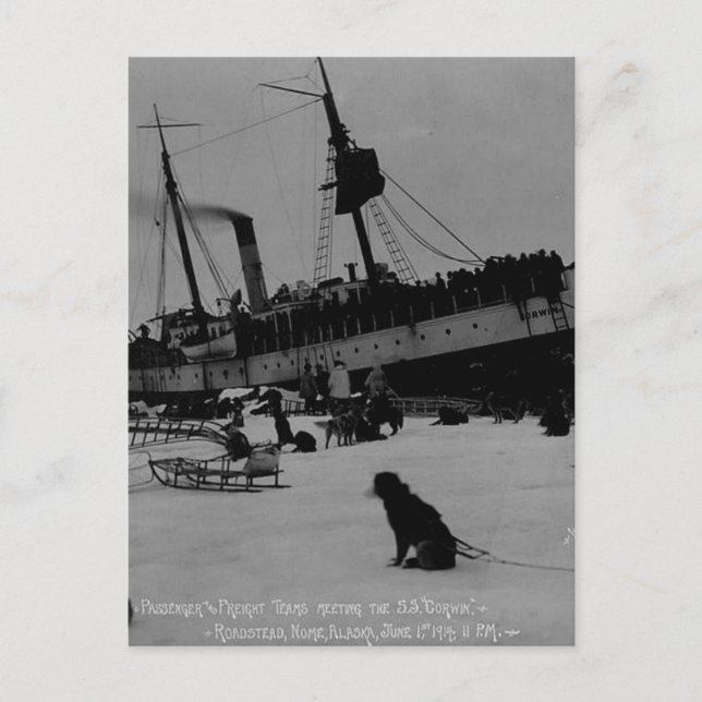 Postal Vintage Alaska (Anverso)