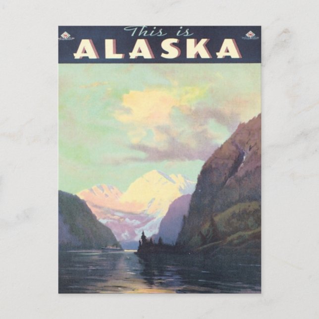 Postal Vintage Alaska (Anverso)