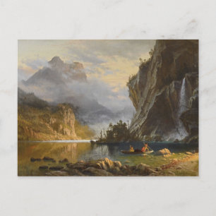 Postal Vintage Albert Bierstadt