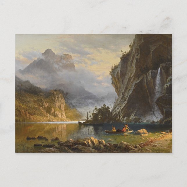 Postal Vintage Albert Bierstadt (Anverso)