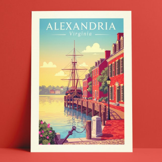Postal Vintage Alexandria Virginia (Subido por el creador)