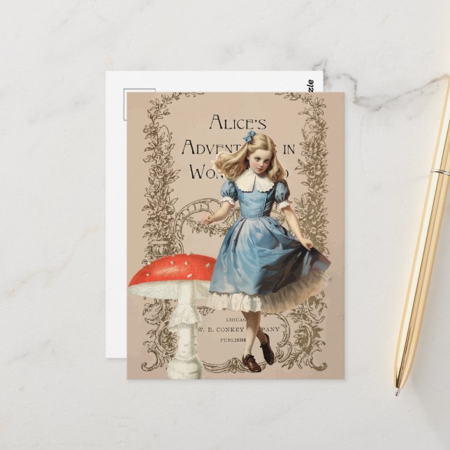 Postal Vintage Alice (Anverso/Reverso In Situ)