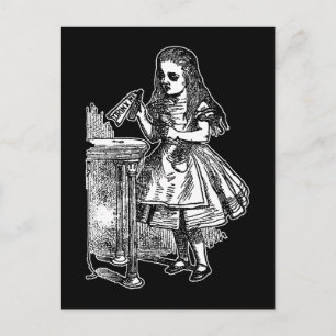 Postal Vintage Alice Drink Me