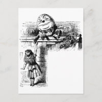 Vintage Alice in Wonderland, Humpty Dumpty on Wall