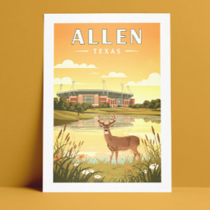 Postal Vintage Allen Texas
