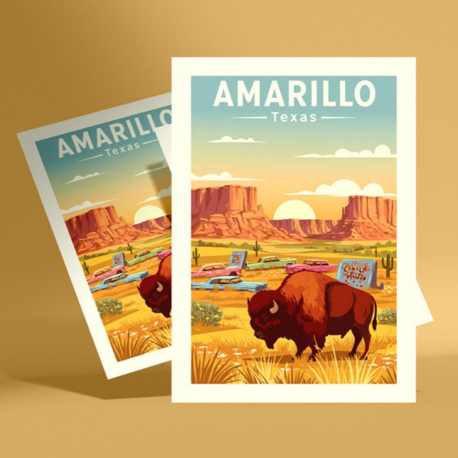 Postal Vintage Amarillo Texas (Subido por el creador)
