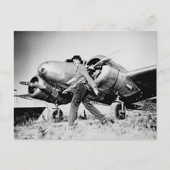 Postal Vintage Amelia Earhart  Photo (Anverso)