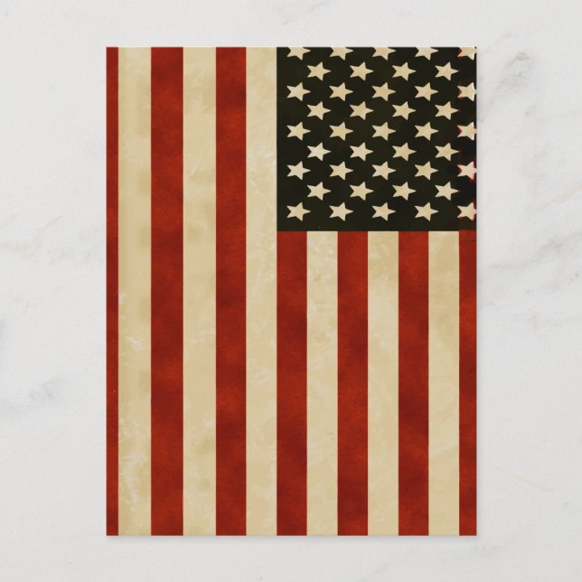 Postal Vintage American Flag GIFTS (Anverso)