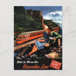 Postal Vintage American Railway, Estados Unidos -