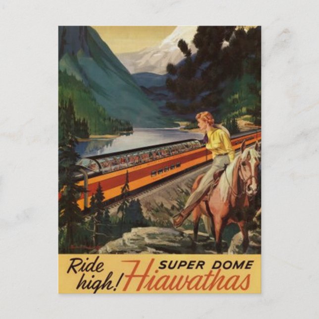 Postal Vintage American Railway, Estados Unidos - (Anverso)