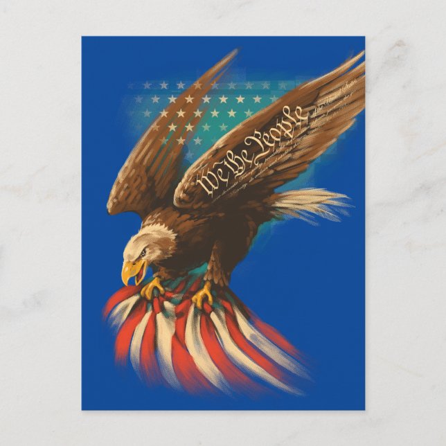 Postal Vintage Americana (Anverso)