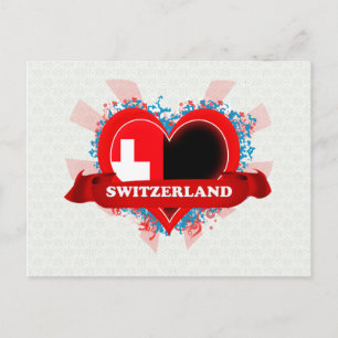 Postal Vintage Amo Suiza