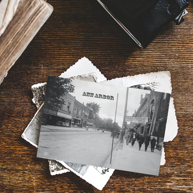 Postal Vintage Ann Arbor (Subido por el creador)