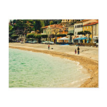 Vintage arenisca a orillas del mar de la ciudad ca