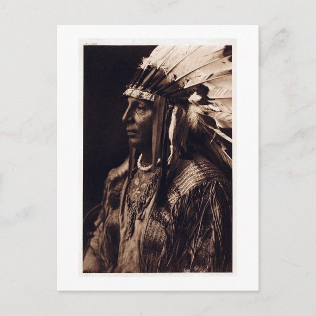 Postal Vintage Arikara Chief (Anverso)