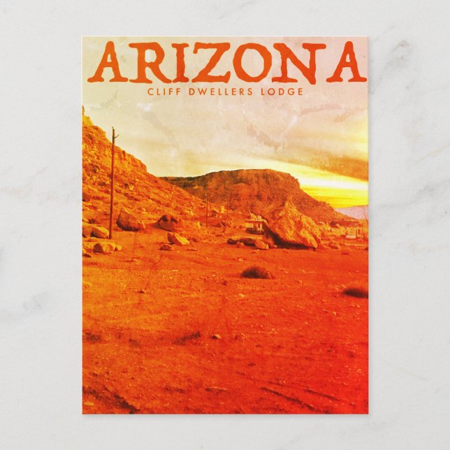 Postal Vintage Arizona VermilliCliffs (Anverso)