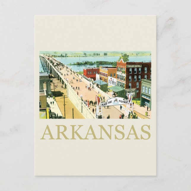 Postal Vintage Arkansas (Anverso)