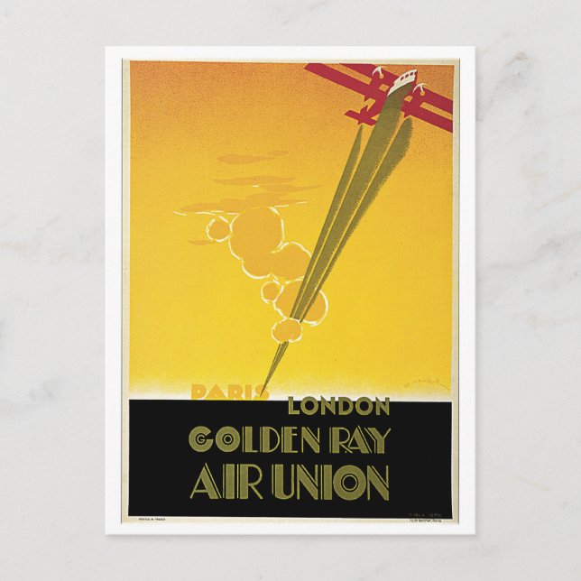 Postal Vintage Art Deco (Anverso)