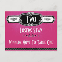 Vintage Art Deco Bunco Table Card #2