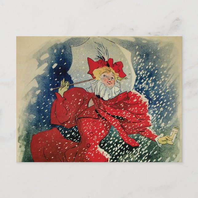 Postal Vintage Art Nouveau Pastilles Geraudel Cough Drots (Anverso)