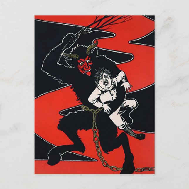 Postal Vintage Artsy Krampus (Anverso)