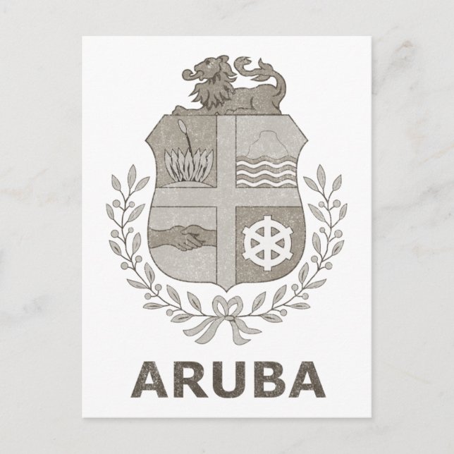 Postal Vintage Aruba (Anverso)
