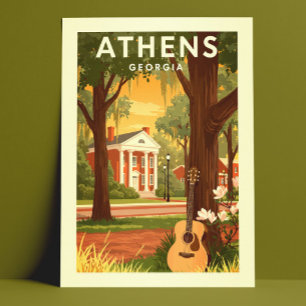 Postal Vintage Athens Georgia