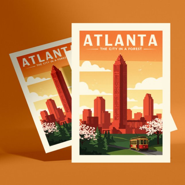 Postal Vintage Atlanta (Subido por el creador)