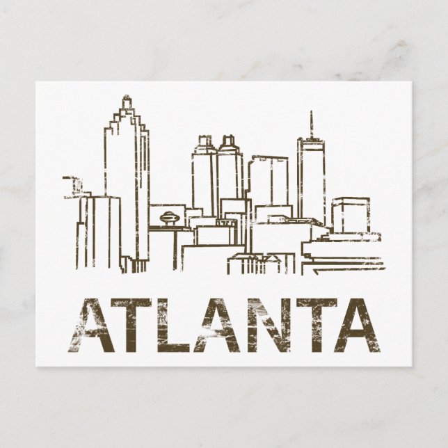 Postal Vintage Atlanta (Anverso)
