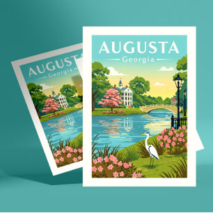 Postal Vintage Augusta Georgia