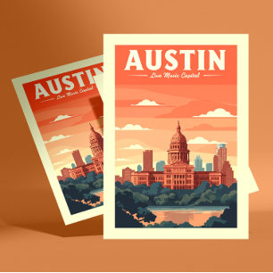 Postal Vintage Austin