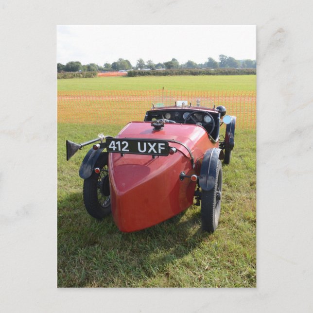 Postal Vintage Austin 7 Sportscar (Anverso)
