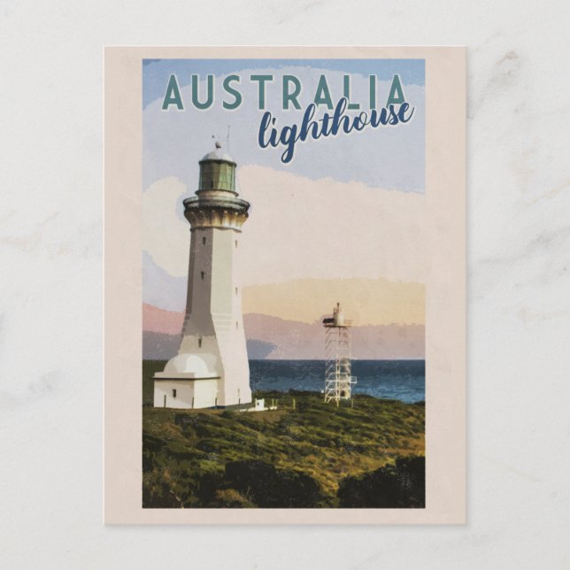 Postal Vintage Australia Point Faro Perpendicular (Anverso)
