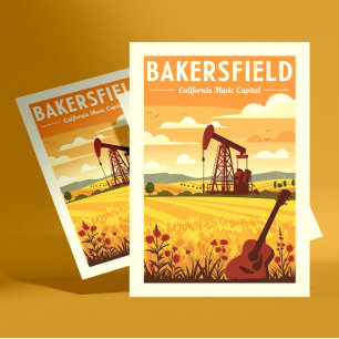 Postal Vintage Bakersfield California