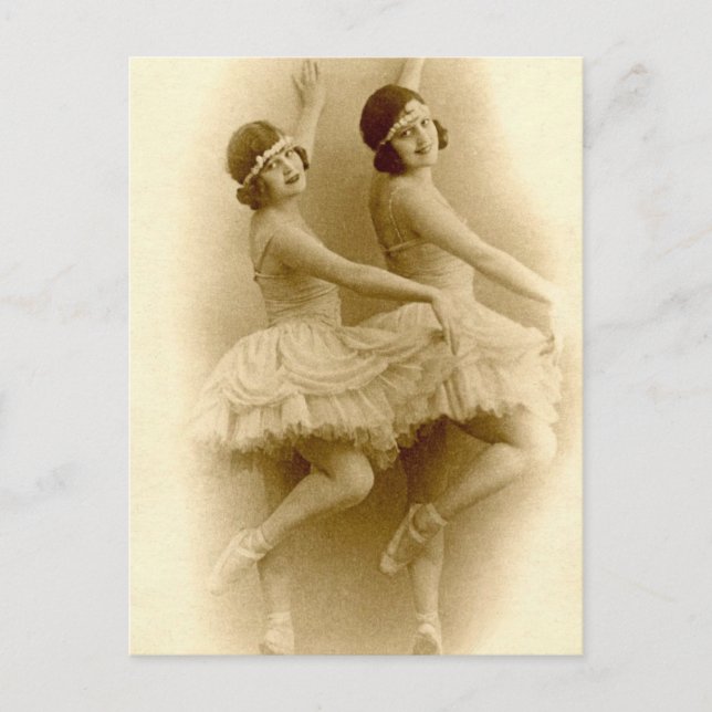 Postal VIntage Ballerinas (Anverso)