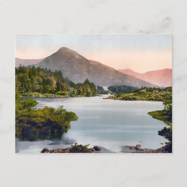 Postal Vintage Ballynahinch Castle Ireland (Anverso)