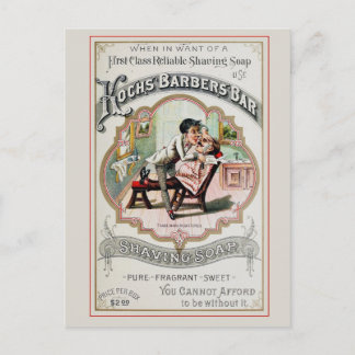 Postal Vintage Barber Shop Shave